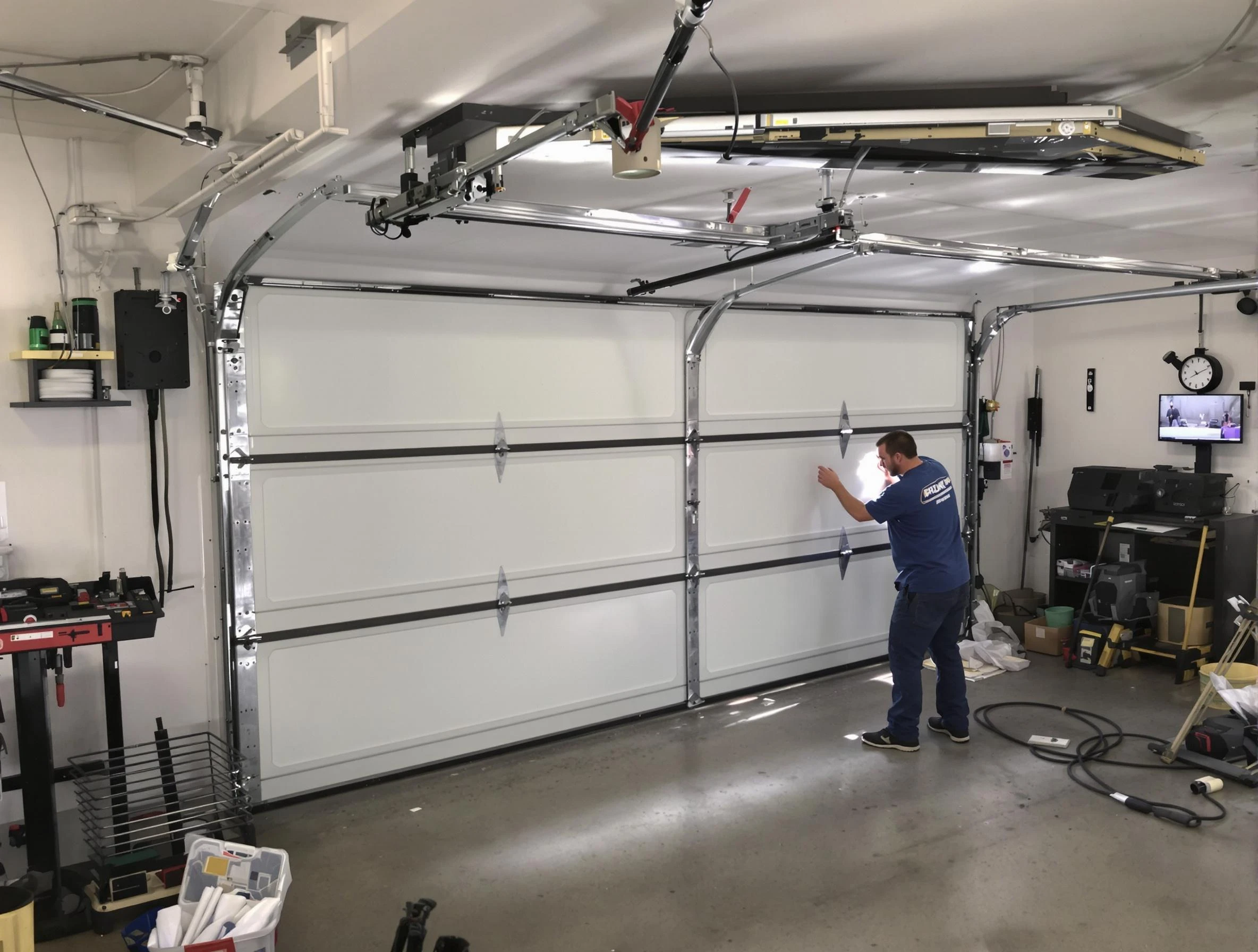 Professional garage door repair service by Plymouth Garage Door Repair in Plymouth