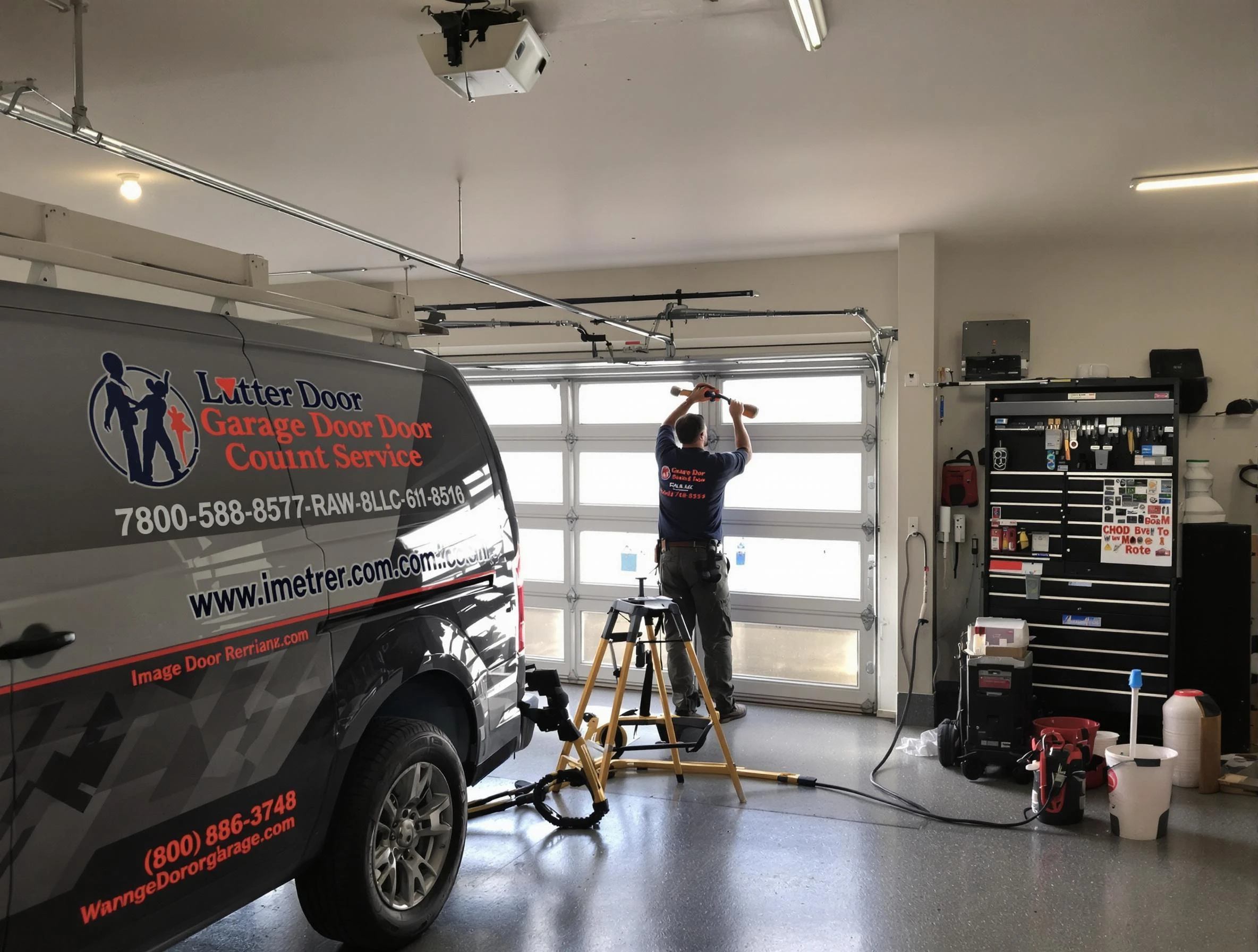 Plymouth Garage Door Repair rapid response team performing same-day repair in Plymouth