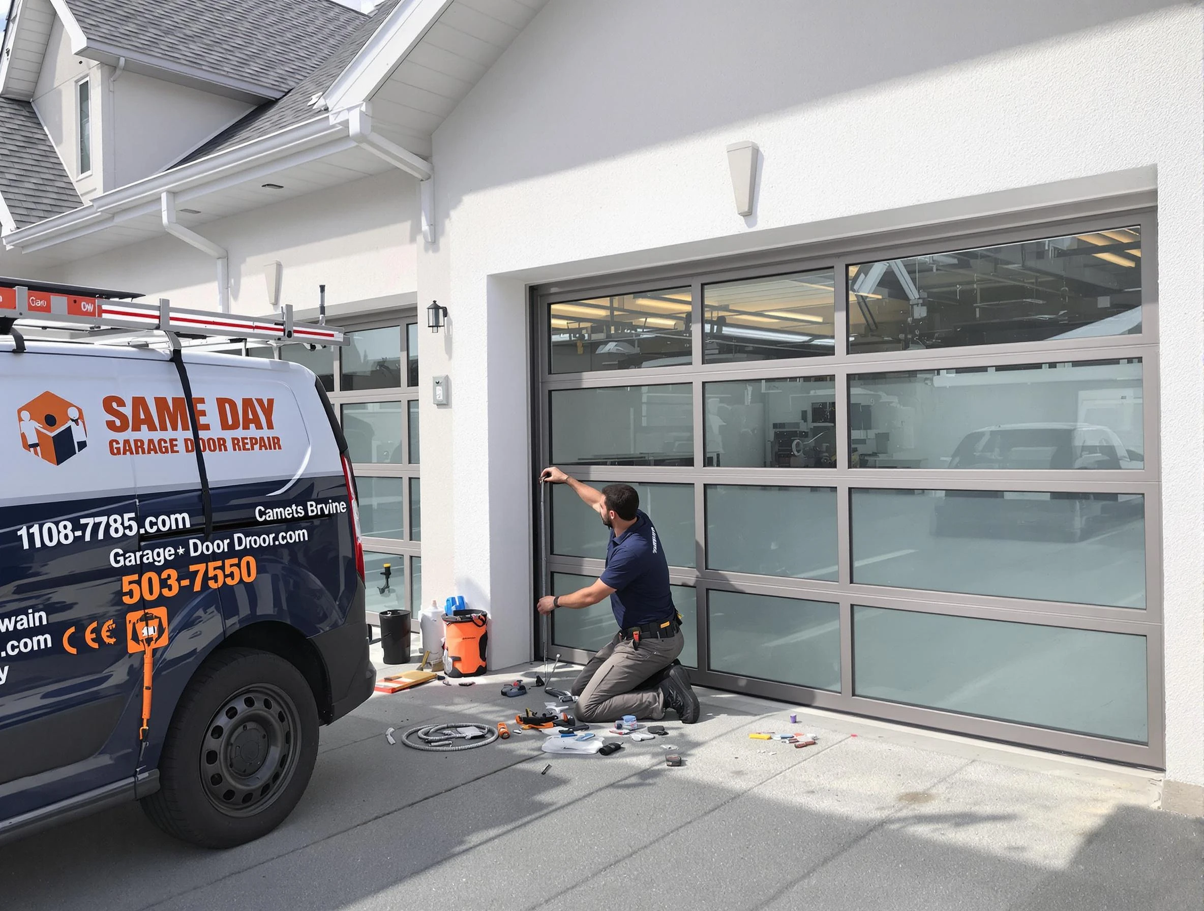 Same-day garage door repair service by Plymouth Garage Door Repair in Plymouth
